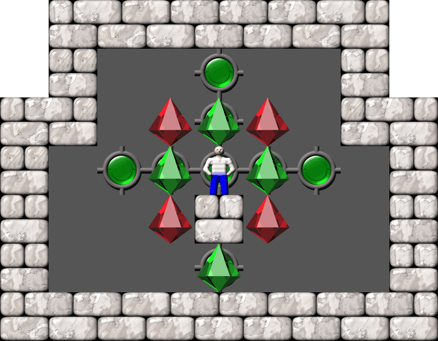 Сокобан Thinking Rabbit Arranged уровень 418